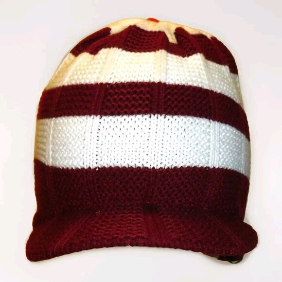 Oklahoma Sooners University Mens Zephyr Bill Beanie Winter Hat Cap New Ncaa - Picture 2 of 4